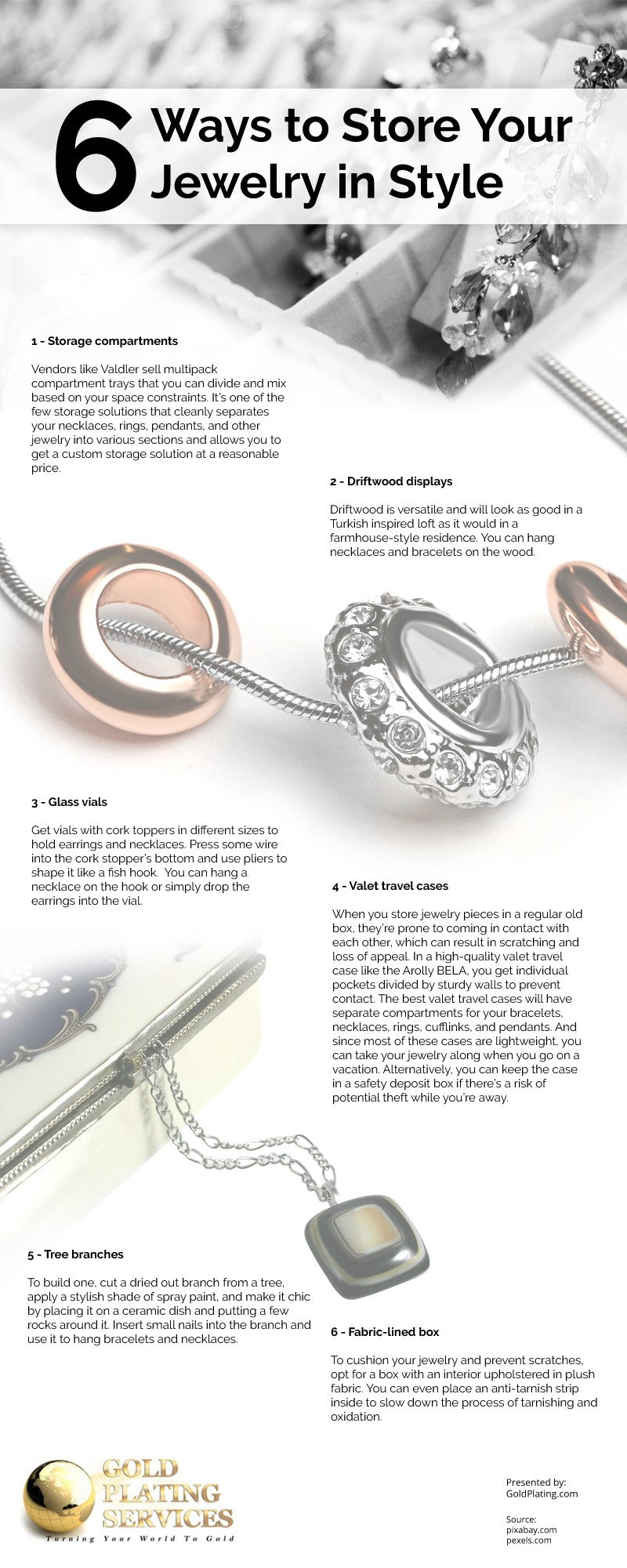 6 Ways to Store Your Jewelry in Style [infographic]