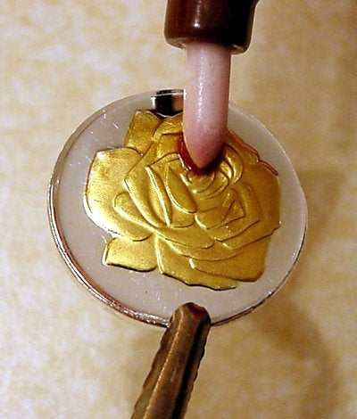 Fine Select Plating On Rose Coin